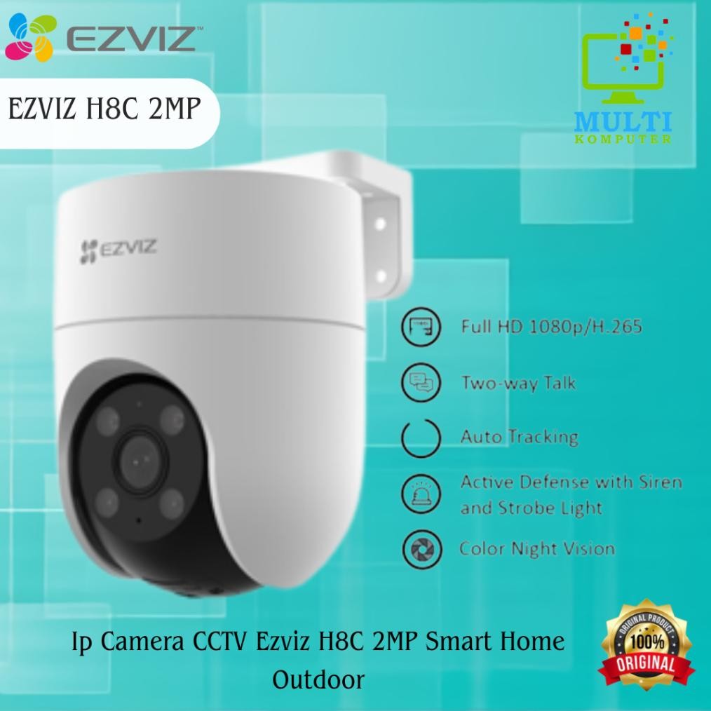 NEW Ip Camera CCTV Ezviz H8C 2MP Smart Home Outdoor [terbaik][terlaris]