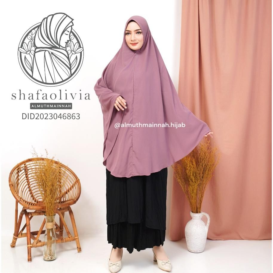Part 2 Khimar Kerudung Hijab Jilbab Wolfis Wolpis Adem Xl Xxl Non Pad Syari Jumbo Bs Buat Sholat Ber