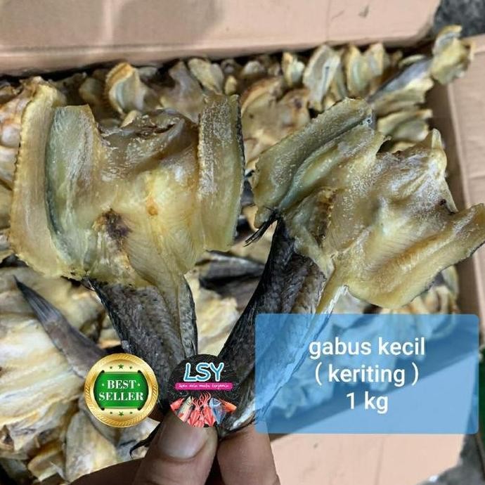 

Ikan Asin Gabus Kecil Keriting Super 500Gr