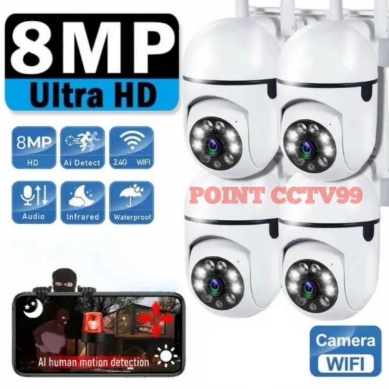 NEW IP Camera CCTV Wireless IP Mini Camera wifi Smart net Cam Aplikasi V380  CCTV HD Wireless IP Min