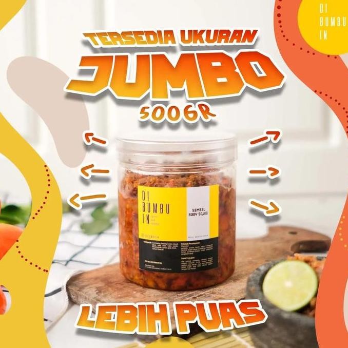 

Sambal Baby Cumi ( JUMBO ) 500gr alu