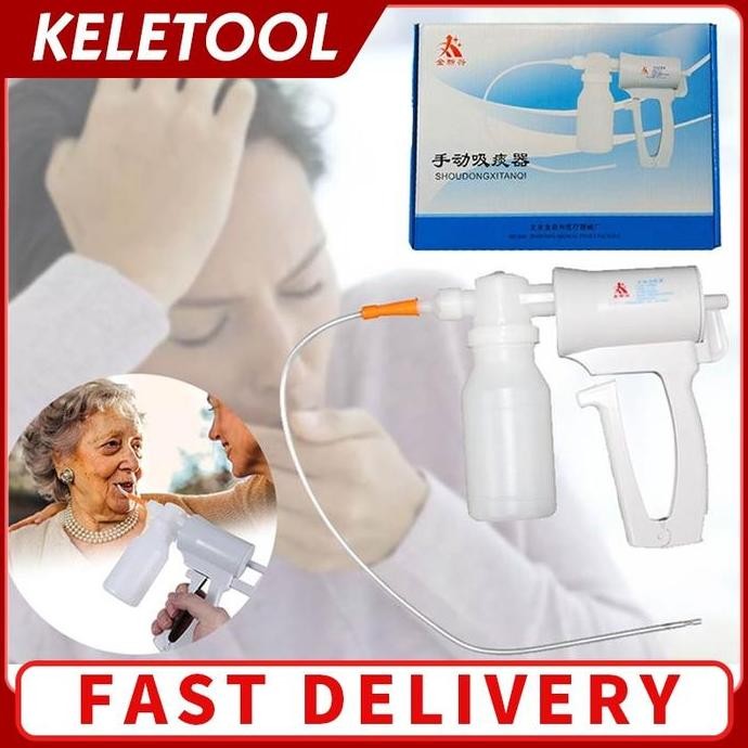 Suction Pump Manual Hand Pompa Hisap Dahak Genggam Portabel Dahak