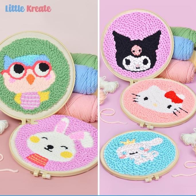

Bigpunch#01 - Diy Punch Needle Embroidery Set / Paket Sulam Menyulam