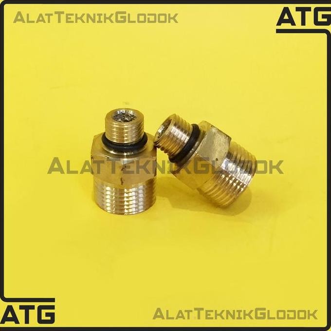 Nozzle Nepel Sambungan Stik Gun Steam Ke Tabung Snow Soap Lakoni