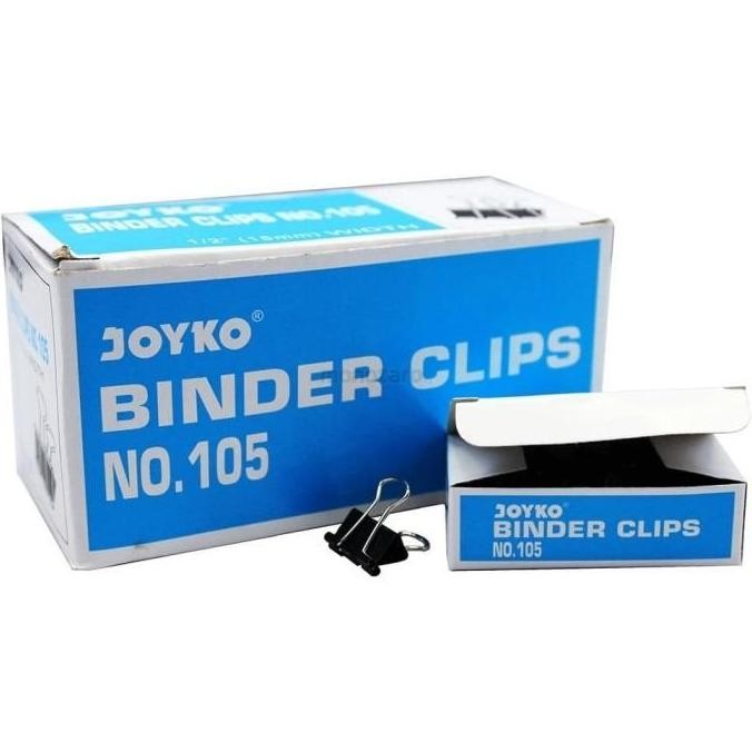 

Up Harga Grosir (1 Boxes/12 Pcs) Binder Clip Penjepit Joyko No.105 Original