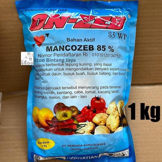 Fungisida Protektif Kontak Onzeb Mankozeb 85 Wp 1 Kg