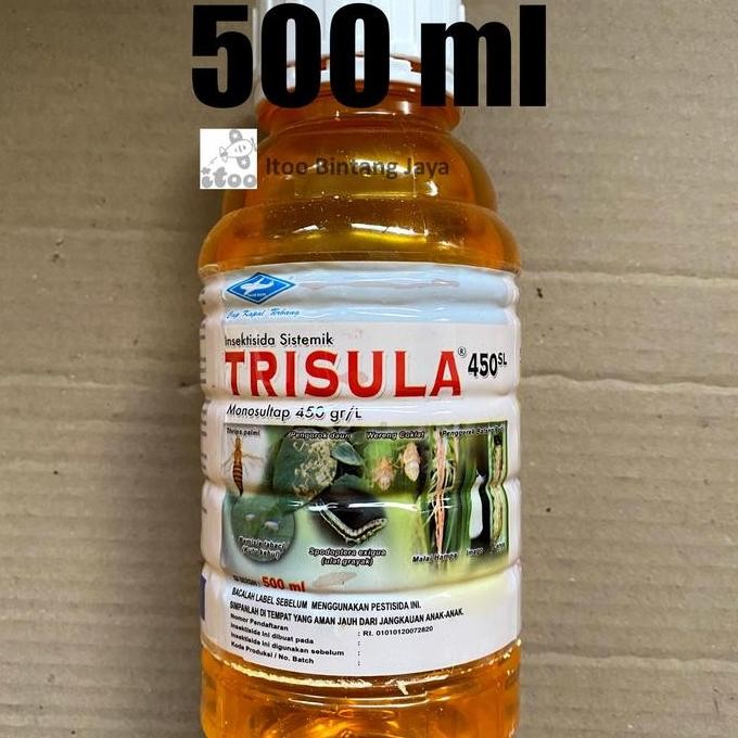 Insektisida Sistemik Padi Trisula Monosultap 450 Sl 500 Ml