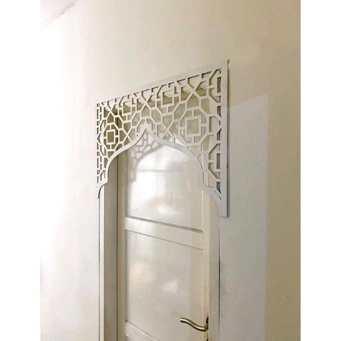 HIASAN ORNAMEN PINTU MUSHOLA RUMAH | KRAWANGAN PINTU MUSHOLA