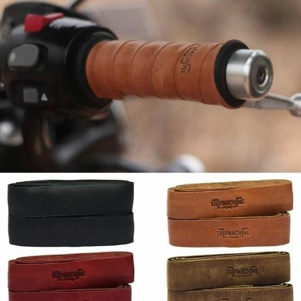 

Tape Grip Stang Bahan Kulit Trip Machine Mota