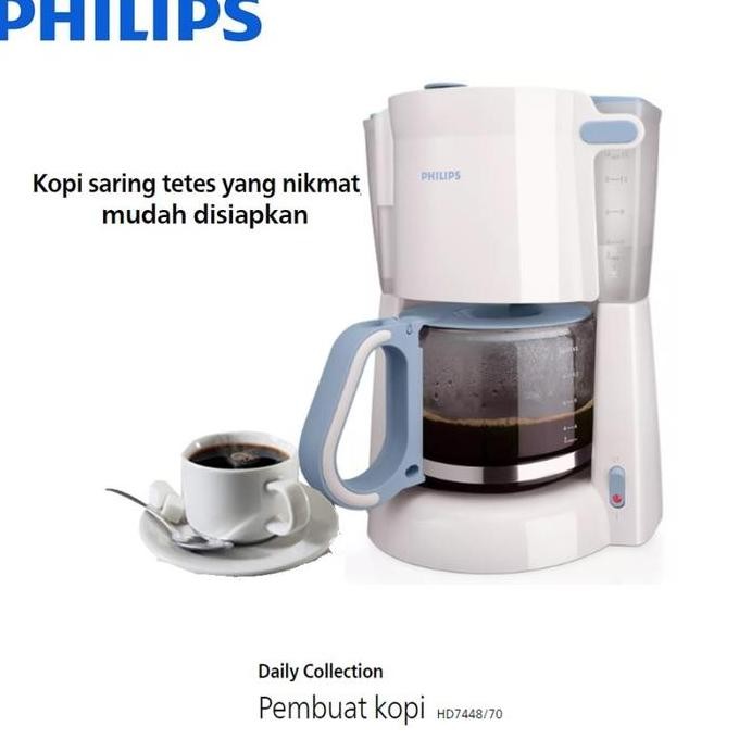 Philips Coffee Maker Daily Collection Pembuat kopi HD7448 MURAH