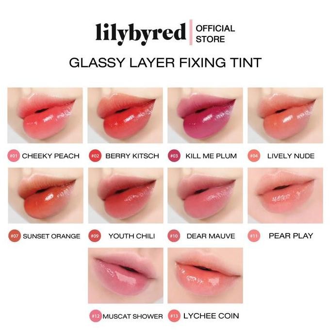 LILYBYRED Glassy Layer Fixing Tint 4gr | Lip Tint Korea Glossy Finish