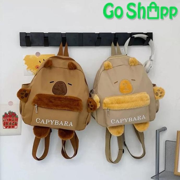 

Spesial Tas Ransel Sekolah Anak Multifungsi Unisex Karakter Capybara Lucu Viral Bahan Nilon Premium Import Model Terbaru Kekinian Bk33