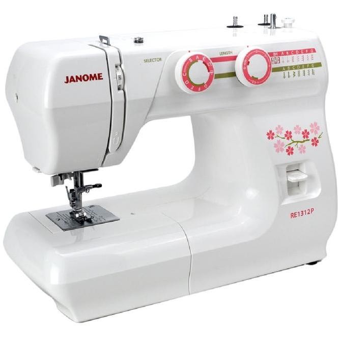 Mesin Jahit Janome RE 1312P Portable Multifungsi