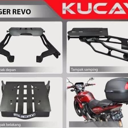 Bracket box motor kucay geser honda tiger revo tirev givi kappa shad
