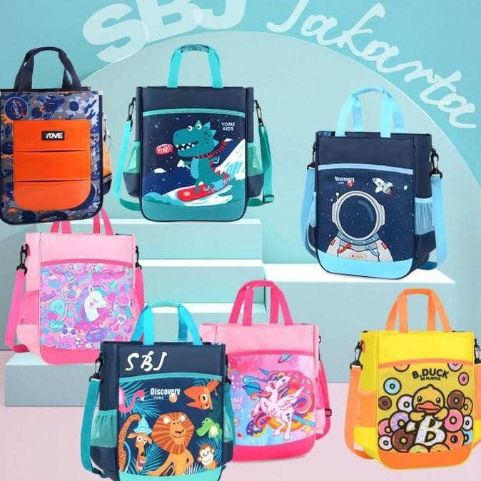 

Terjangkau Tas Anak Sekolah Premium / Tas Kursus / Tas Jinjing Multifungsi