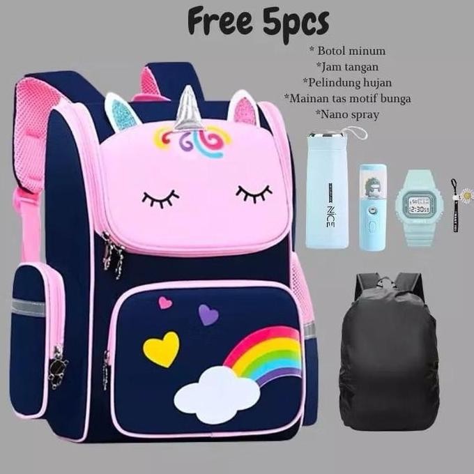 

Spesial Tas Ransel Anak Sekolah Perempuan Tas Gendong Lucu Tas Banyak Bonusnya Tas Karakter Unicornn Labubuu Ts Tk/Sd