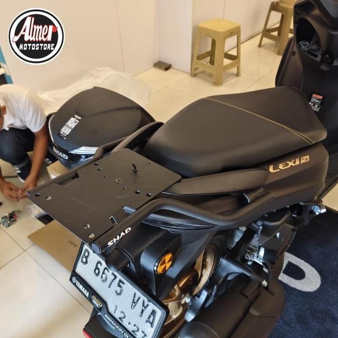Shad Top Breket Yamaha Lexi 155 - Breket Box Motor Yamaha Lexi