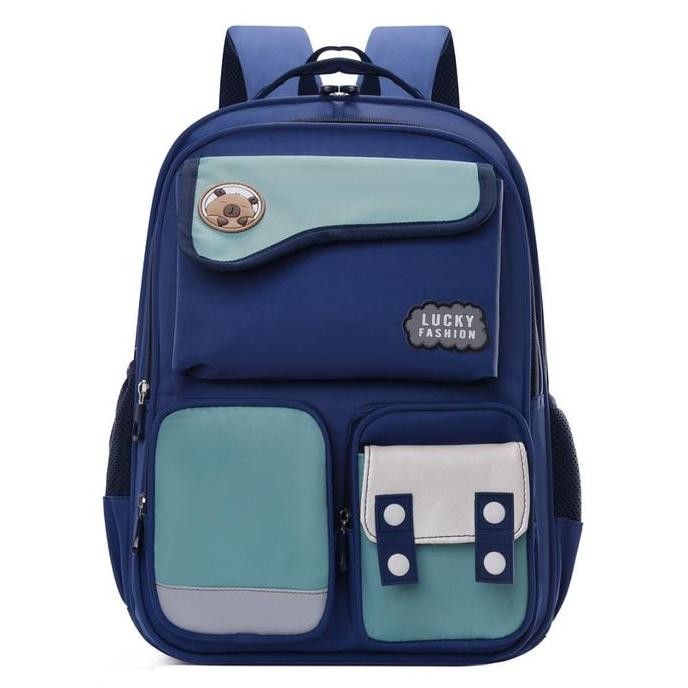 

Terjangkau [Hanihani]Tas Ransel Sekaloh Anak Sd Motif Simple Dan Warna Cakep Kualitas Premium -M0304