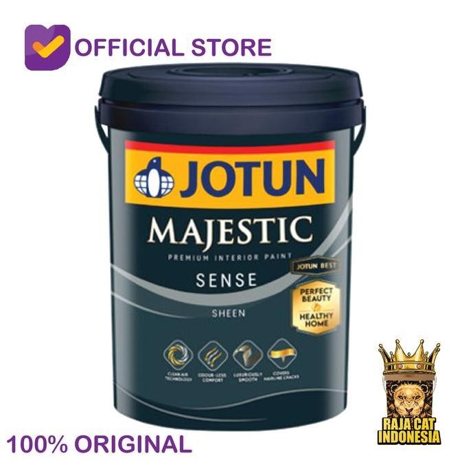 NEW Cat Tembok Anti Noda Interior Jotun Majestic Sense Warna White 20 L