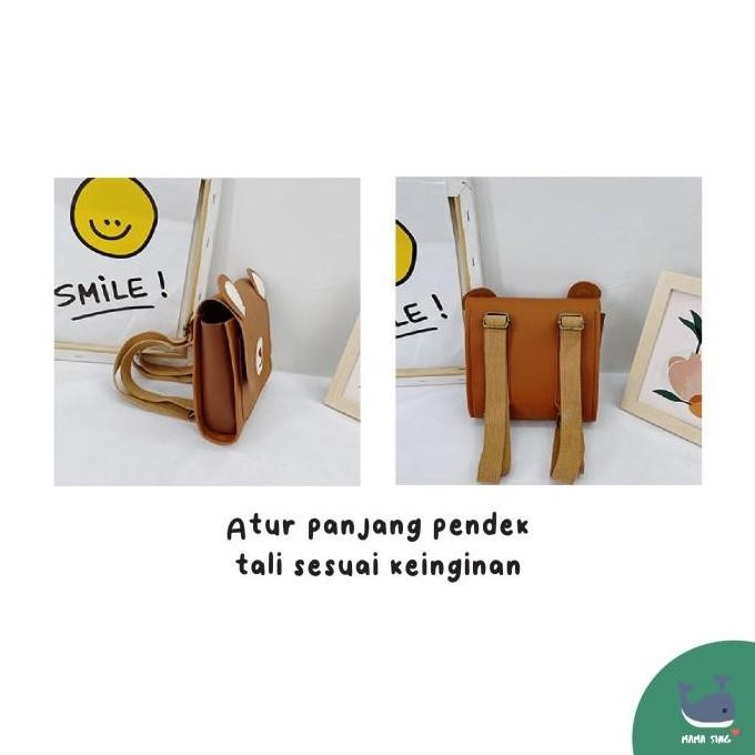 

Terjangkau Mama Sing Ransel Anak Korea Beruang Pu Leather Unik Lucu