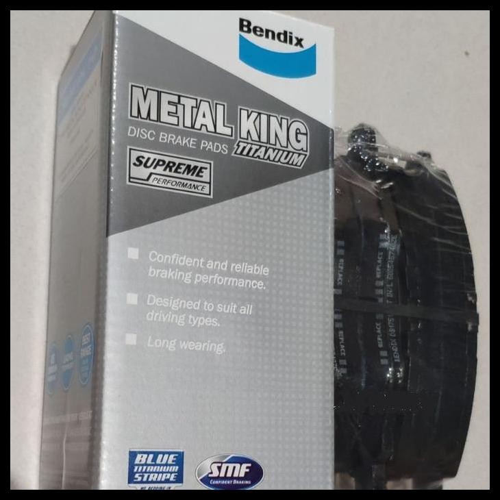 DISKON BENDIX KAMPAS REM DEPAN BRAKEPAD DB1751 MKT HD TOYOTA INNOVA TAHUN 2004-2015 