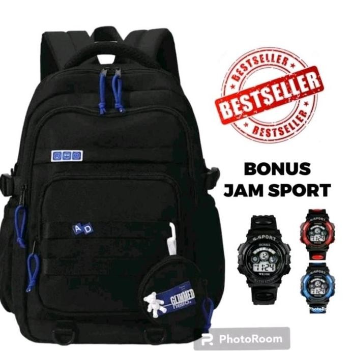 

Diskon Tas Ransel Anak Bonus Jam Tangan Tas Sekolah Anak Sd-Smp