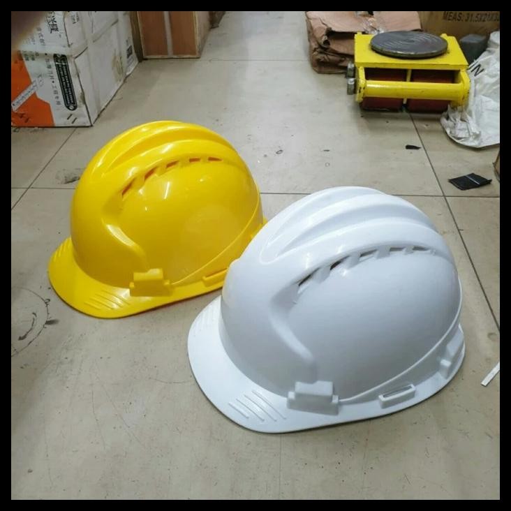 TERMURAH HELM SAFETY VENTED SNI / HELM PROYEK SNI FASTTRACK + TALI DAGU - BIRU 