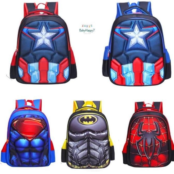 

Diskon Tas Sekolah Anak Cowok Ransel Anak 3D Tas 3D Anak Anti Air