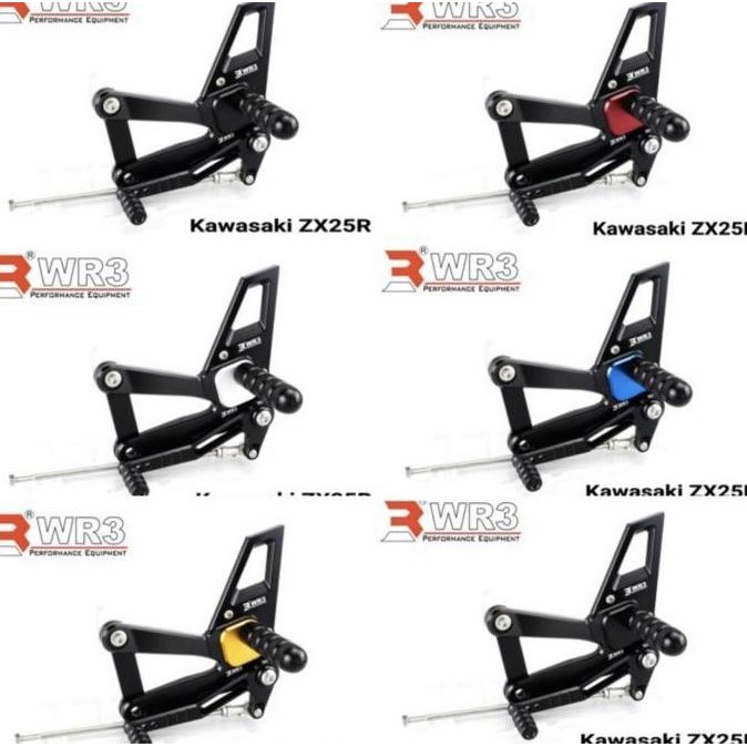 Wr3 Footstep Zx25R Zx 25 R Zx 25R Rearset Foot Step Depan