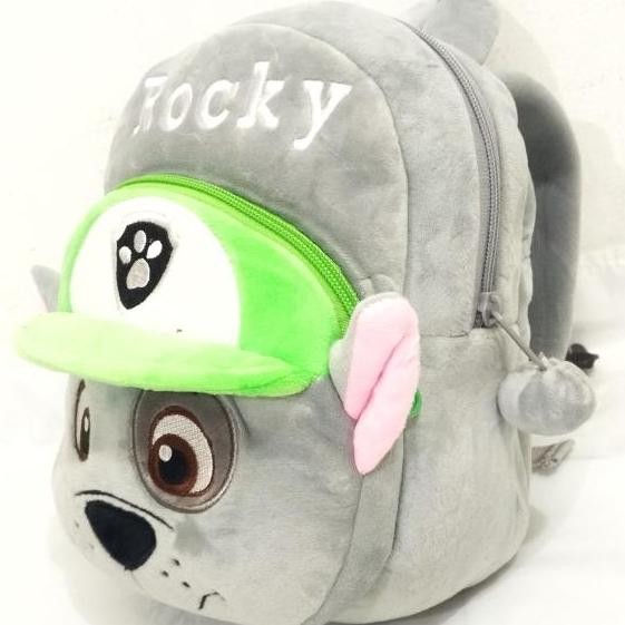 

Miliki Tas Ransel Kecil Mini Lucu Cute Paw Patrol Rocky Anak Sekolah Sd Grey