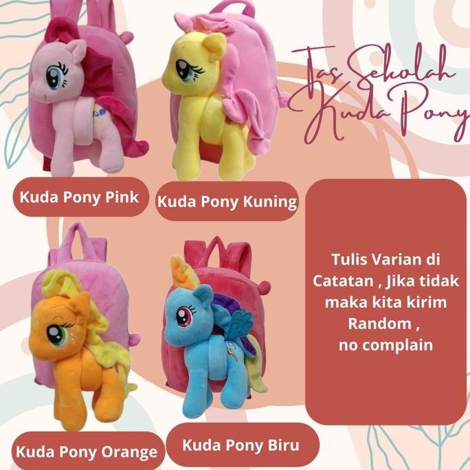 

Miliki Tas Sekolah Kuda Pony Tas Paud Tk Tas Ransel Boneka Kuda Pony