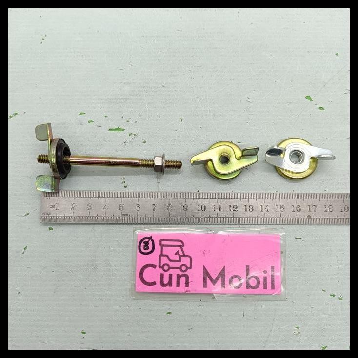 TERBARU BAUT + MUR FILTER UDARA KIJANG SUPER, GRAND 6 MM MODEL KUPU-KUPU 