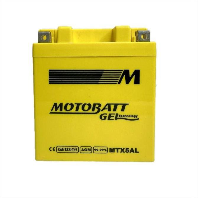 Aki Motor Yamaha Vega Zr Lama Motobatt Mtx5Al Aki Kering / Aki Gel