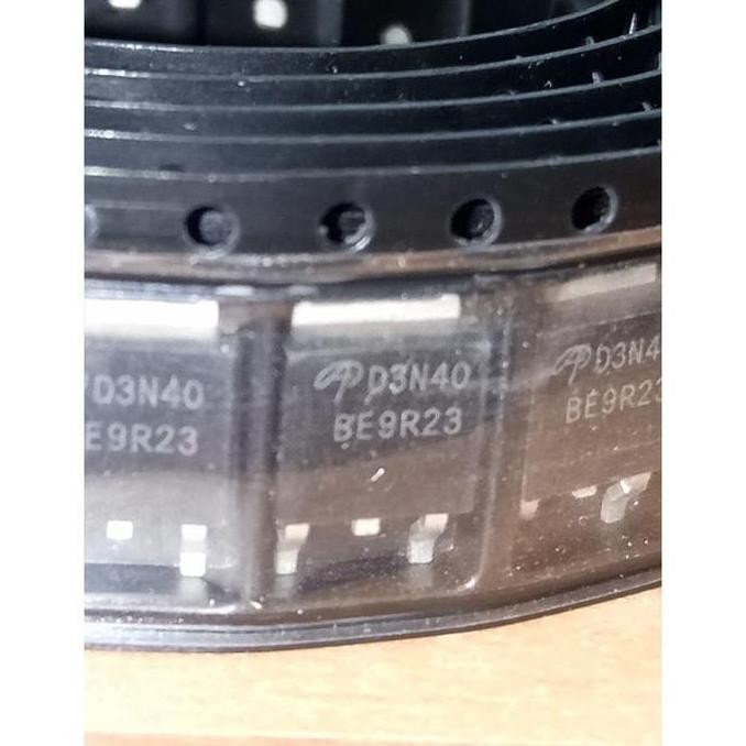 Update D3N40 AOD3N40 400V 2.6A NChannel MOSFET TO-252 jwel33 Diminati Banget