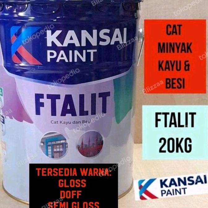 BEBAS ONGKIR - FTALIT 20kg Super White 731 Ftalit 20 kg Warna Gloss Doff Semi Gloss Ftalit Pabrik Ka