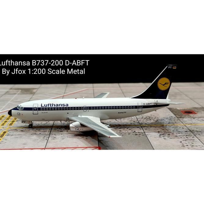 Lufthansa B737-200 D-Abft By Jfox 1:200 Scale Metal