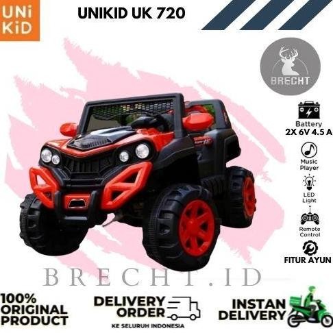 Fun- Mainan Mobil Aki Jeep Unikid UK-720 - Merah