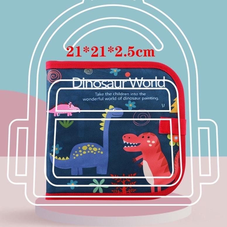 

By05 Mainan Edukasi Anak Magic Drawing Book Portable - Buku Gambar Anak Portable Bisa Dihapus Free Spidol By05