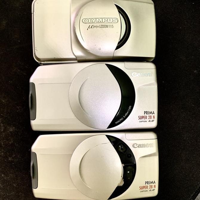 Olympus mju zoom canon prima super kondisi rusak