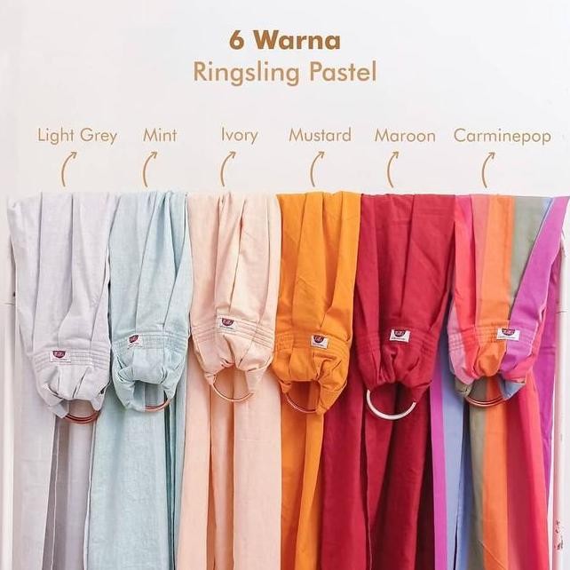 Woven Ringsling Tenun Nana Baby Carrier Gendongan Bayi Kain M Shape
