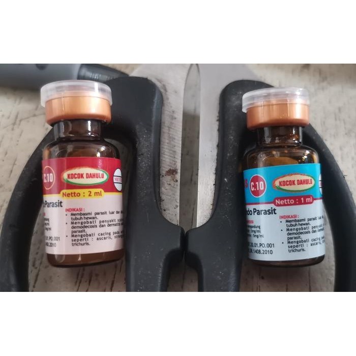 Ivermectin Obat Kutu Kucing Anjing 1 Ml/2 Ml Obat Kutu Hewan 1Ml/2Ml