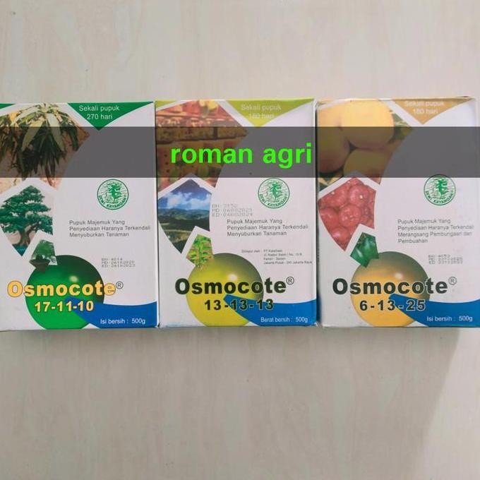 Osmocote Isi 500 Gram 17 11 10 / 13 13 13 / 6 13 25 Pupuk Dekastar