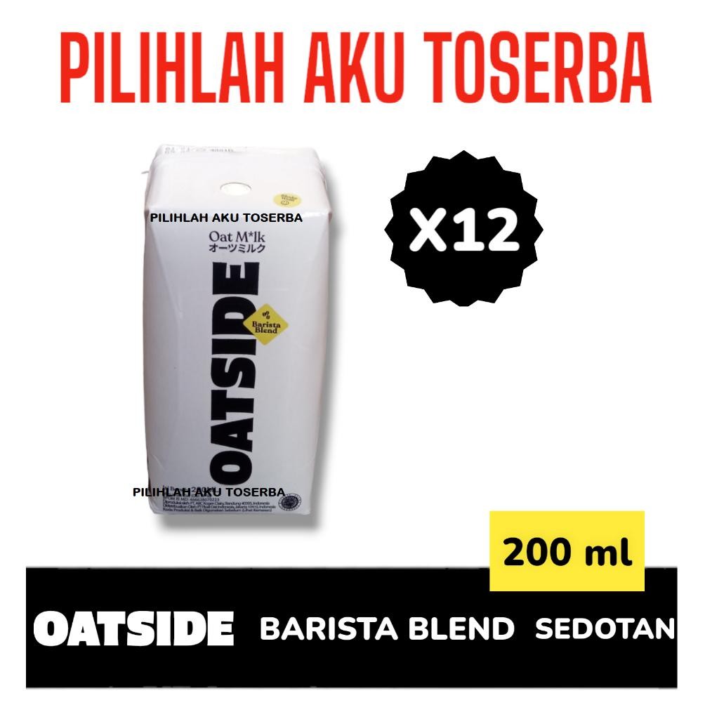 

Bisa Cod Oatside Barista Blend Sedotan Susu Oat Milk 200Ml - ( Harga 12 Pcs ) Jak-127