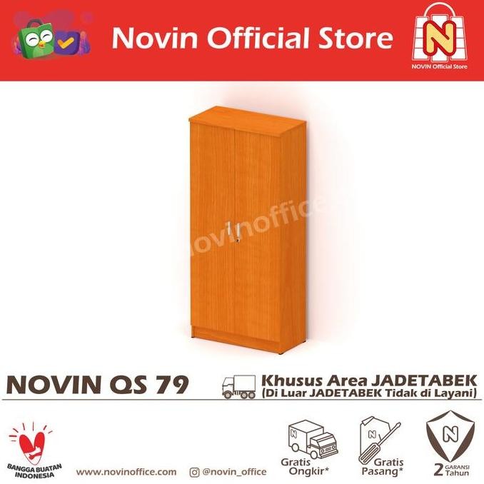 

Terlaris Lemari Arsip Tinggi Kantor Ordner - Novin Qs 79