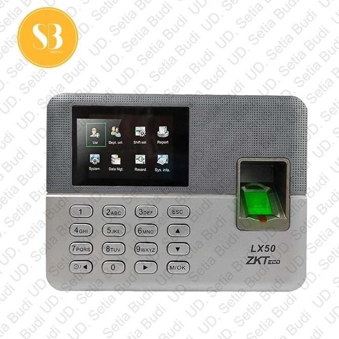 TERLARIS !!! Mesin Absensi Sidik Jari Fingerprint ZK Teco LX50