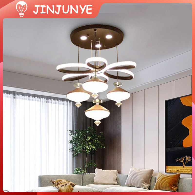 Lampu Gantung Minimalis Modern LED 3 Warna Lampu Gantung Ruang Tamu Minimalis Lampu Gantung Bunga