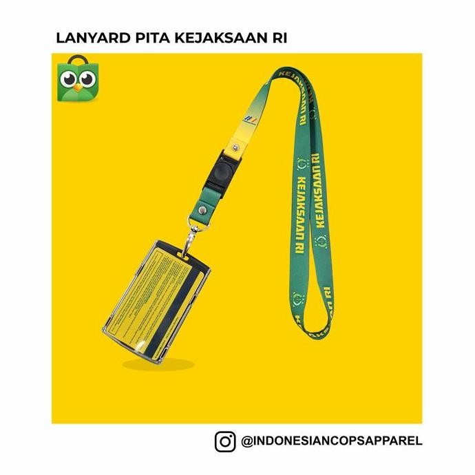 

Terlaris Lanyard Pita Kejaksaan Ri (Kalung Id Card)