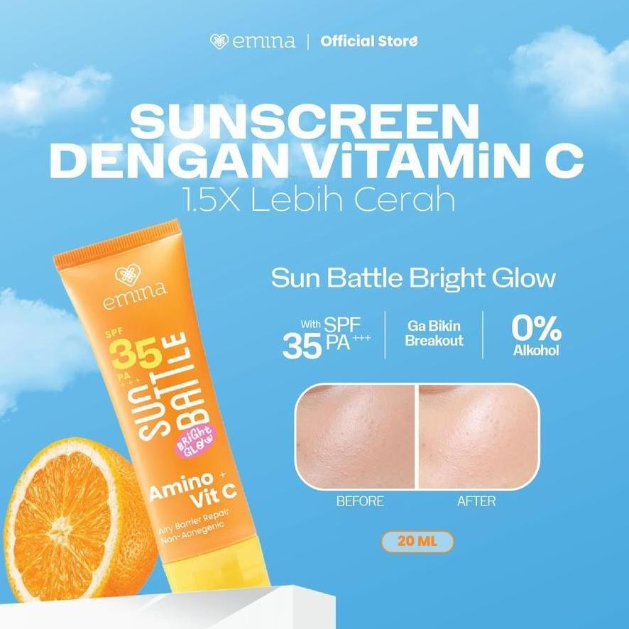 EMINA 1 PAKET BRIGHT STUFF LENGKAP 7 PRODUK Combin Skin ND8