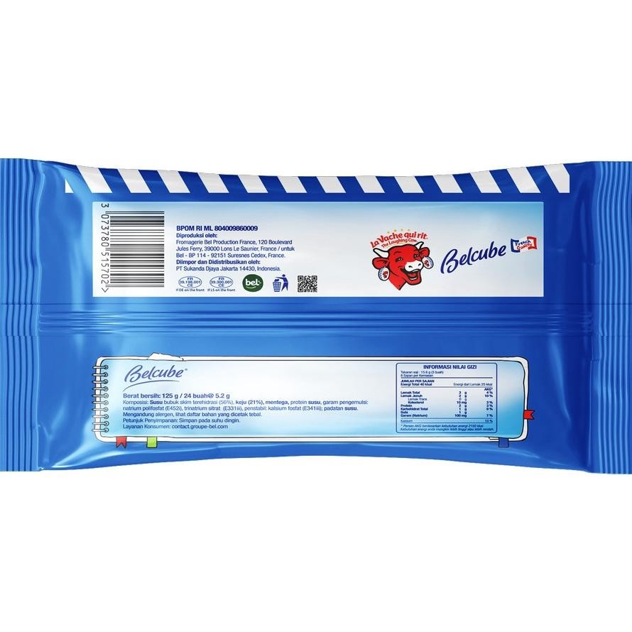 

Hot Belcube Cheese Cubes - Keju Mpasi N.-150