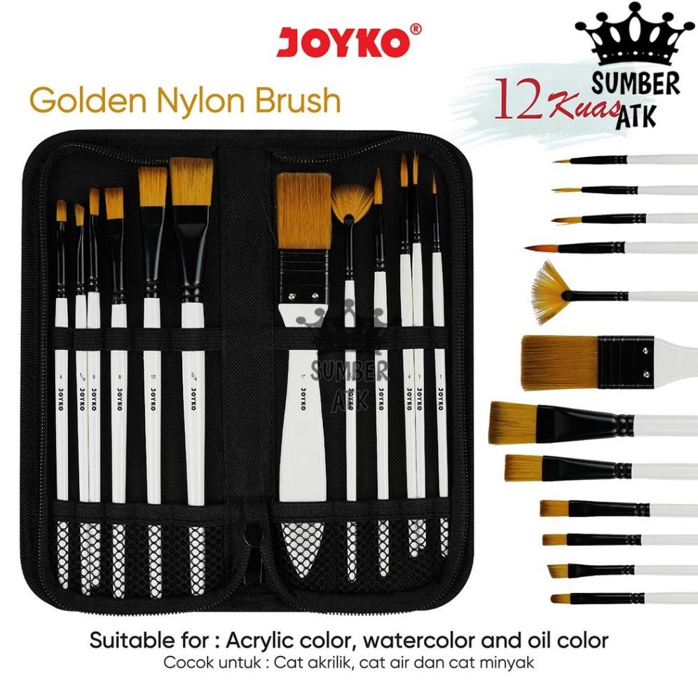 

Brush Kuas Cat Air Lukis Acrylic Joyko BRS-18